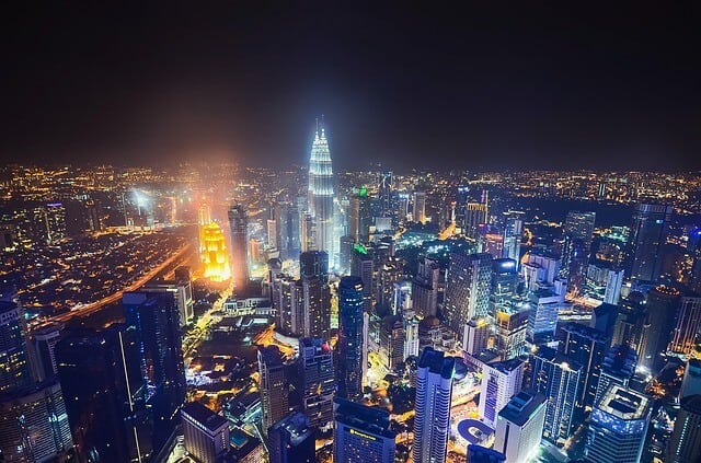 KL市内夜景