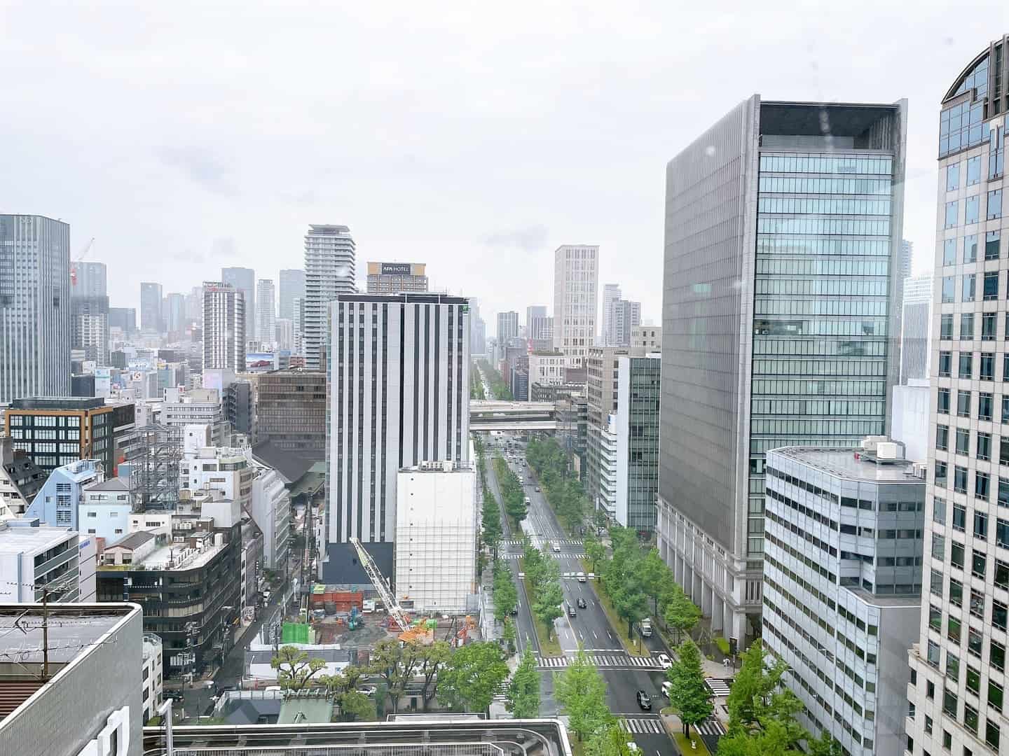 雨の日の眺望