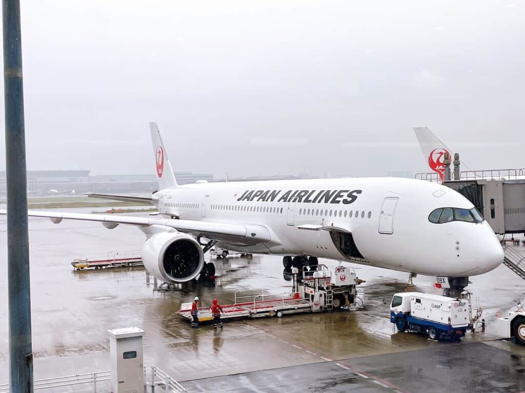 JALA350の飛行機