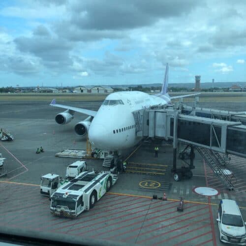 タイ航空B747