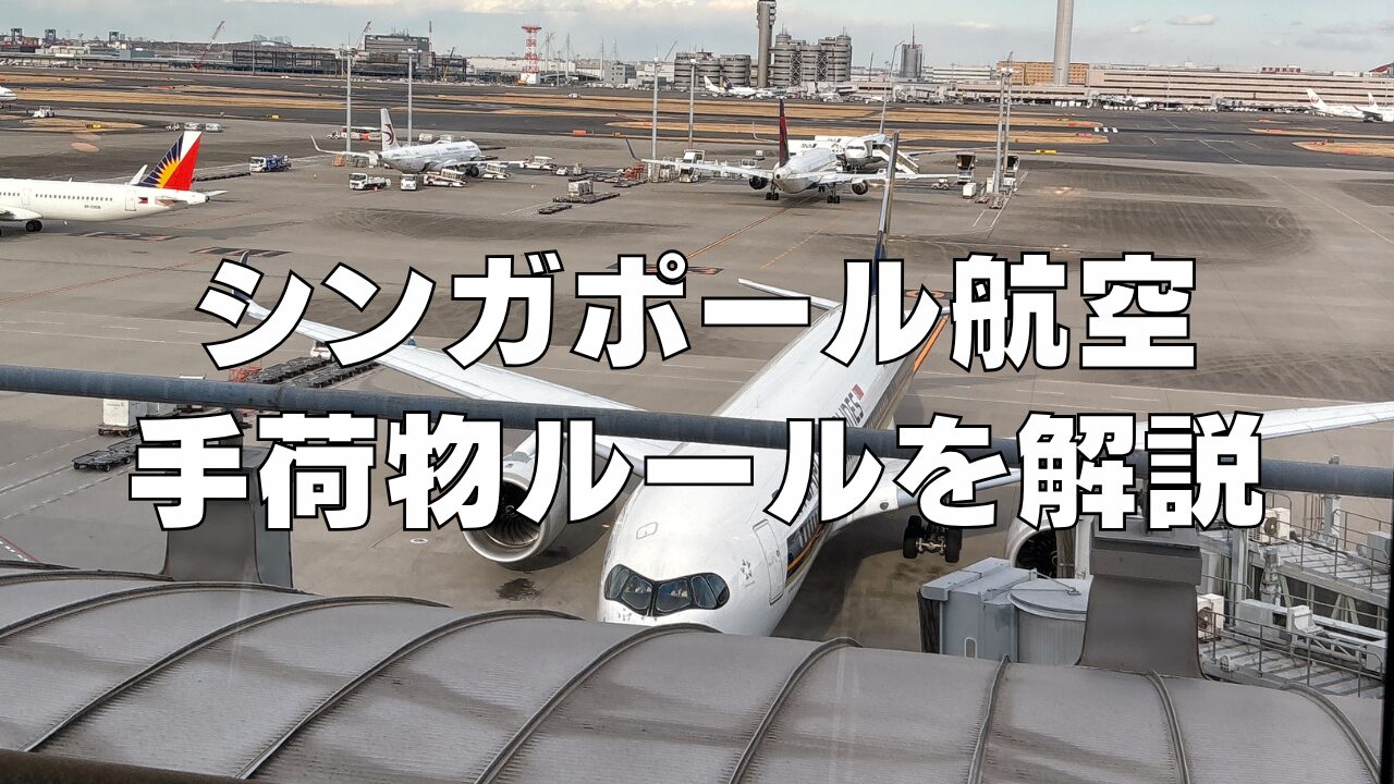 【2026年版】シンガポール航空の手荷物ルールは厳しい?受託手荷物と機内持ち込み別に解説