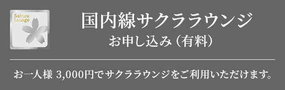 JAL国内線ラウンジ有料案内