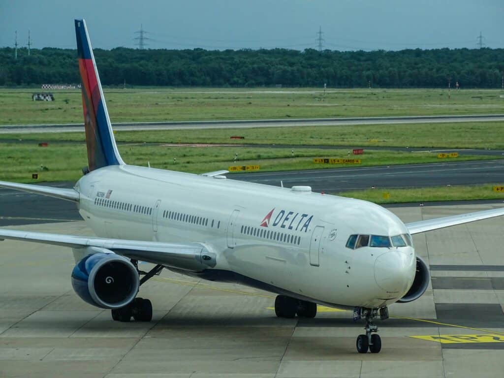 デルタ航空b767