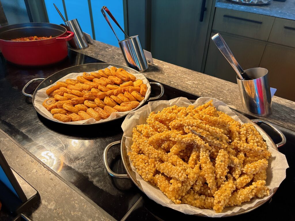 シェラトン鹿児島のカクテルタイムの軽食