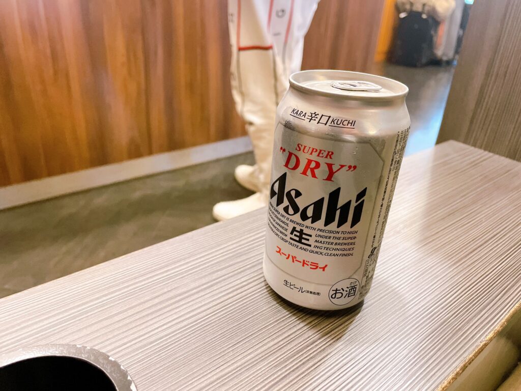 無料で飲めるアサヒスーパードライ
