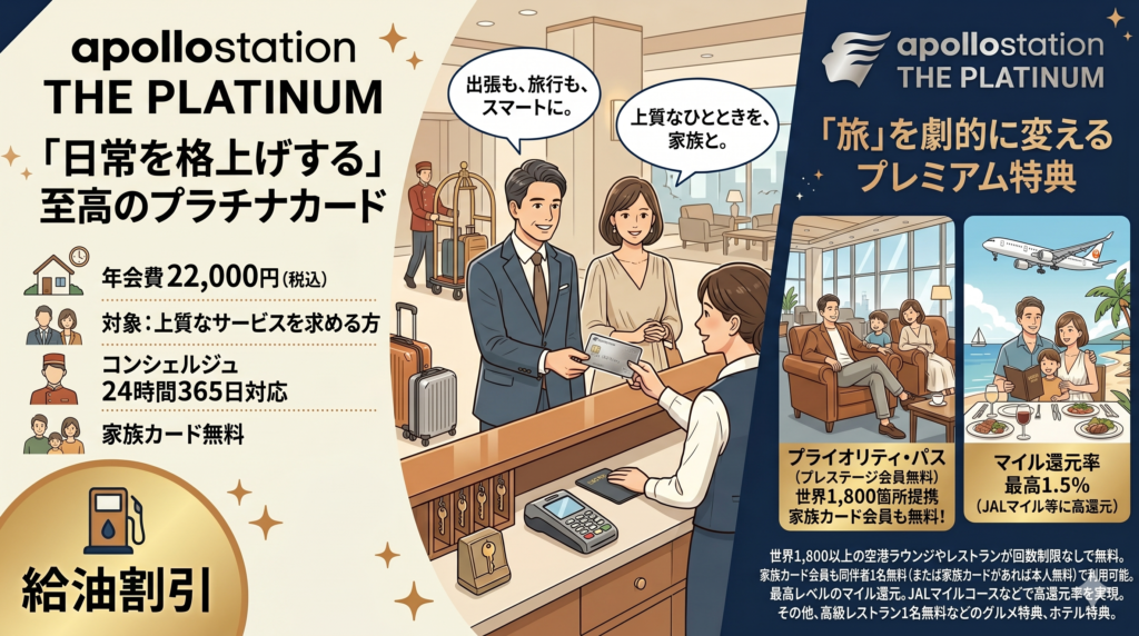 apollostation THE PLATINUMの基本情報のインフォグラフィック
